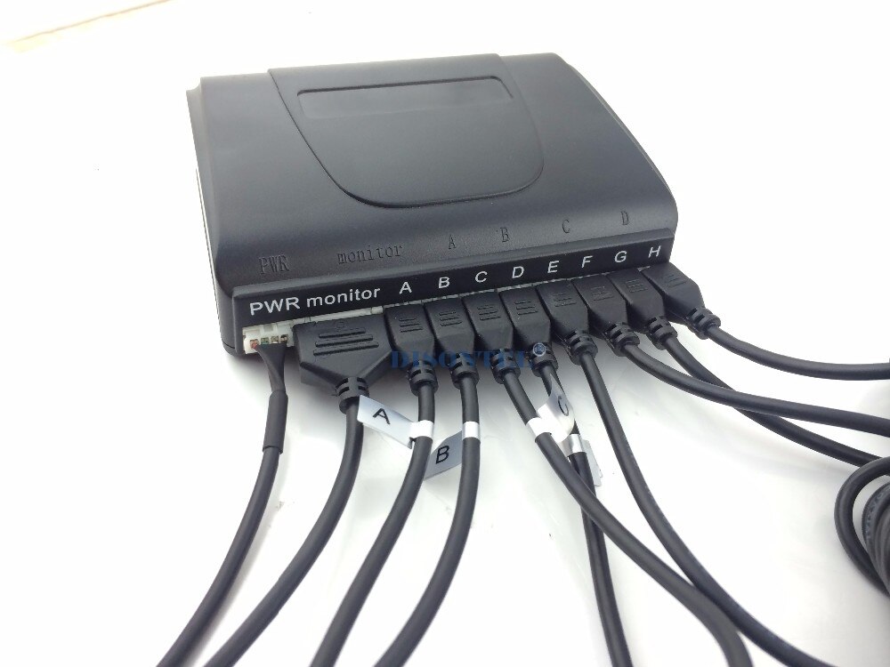 Auto parkeersensor lcd-scherm monitor parktronic sensor autodetector 6 kleuren achteruitrijsensor 8 sensoren 12v achteruitrijsensoren