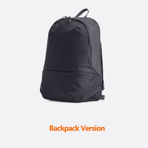 Xiaomi ZanJia Rucksack Leichte Serie Kleine Rucksack Und Brust Crossbody Frauen Mann Schulter Tasche Brust Tasche Drohne tasche Xiami: Rucksack Schwarz
