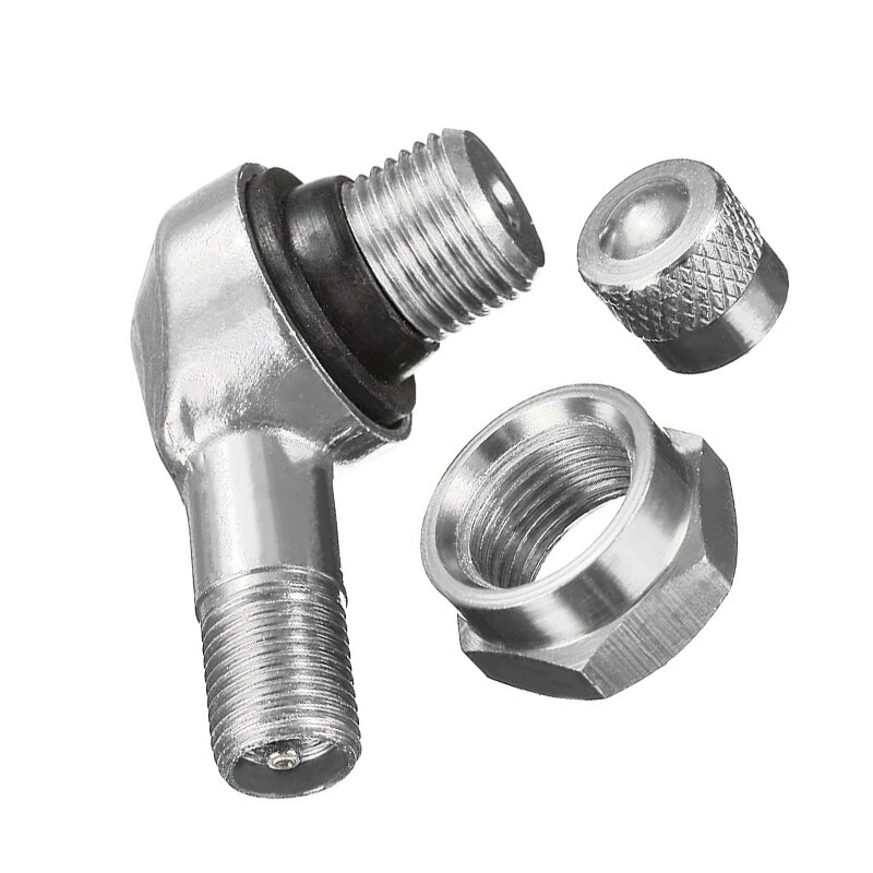 2pcs Motorcycle Rim Wheel Tire Valves Stem Cap 90 Degree Angle CNC Aluminum Alloy Air Tire Cover 17mm Tubeless Valve Stems Parts