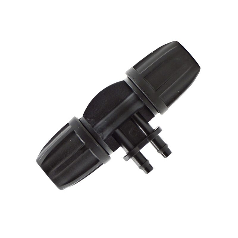 Manguera de riego camisetas 8/11 A LA 4/7 separador de agua púas 1/4 "conector 4 Forma de manguera de jardín manguera de manguera conector de 3/8" 2 uds
