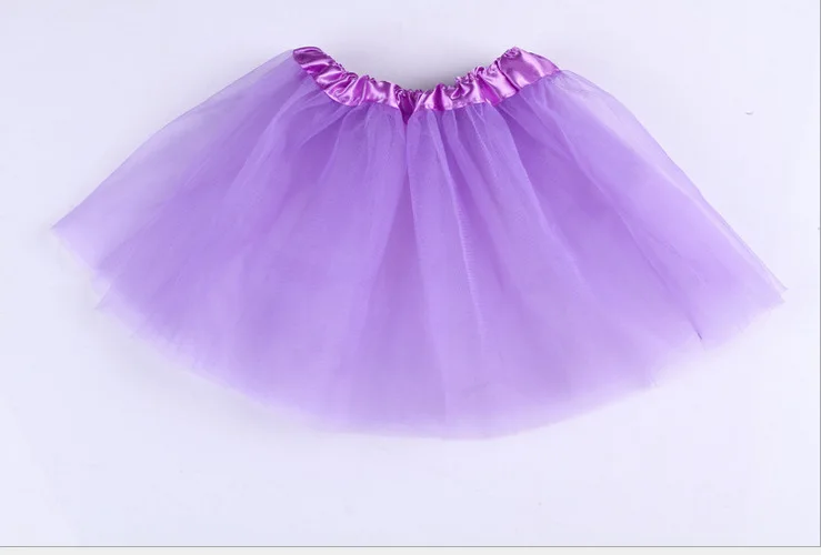 Jupe tutu élastique pour filles, vêtements de danse de Ballet, Mini jupe pour fête d'anniversaire, danse, 3 couches en Tulle pour enfants de 2 à 8 ans: Marron