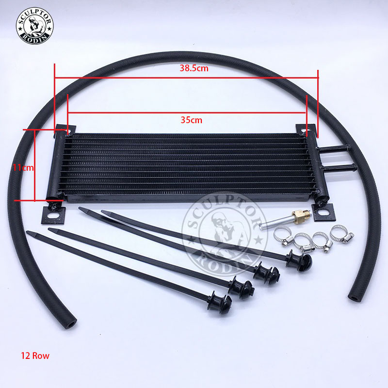 Oil Cooler Aluminum Transmission Oil Cooler 12 Row Automatic Stacked Plate Oil Cooler Radiator