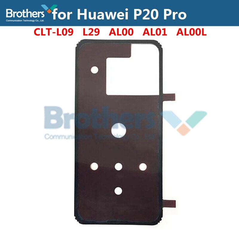 Per Huawei P20 P20Pro P30 Pro Alloggiamento Della Copertura Posteriore Adesivo Per Honor 8X 9X 9 10 20 20i Sticker 3 3M Colla Coperchio Della Batteria Nastro Adesivo: 1pcs for P20Pro