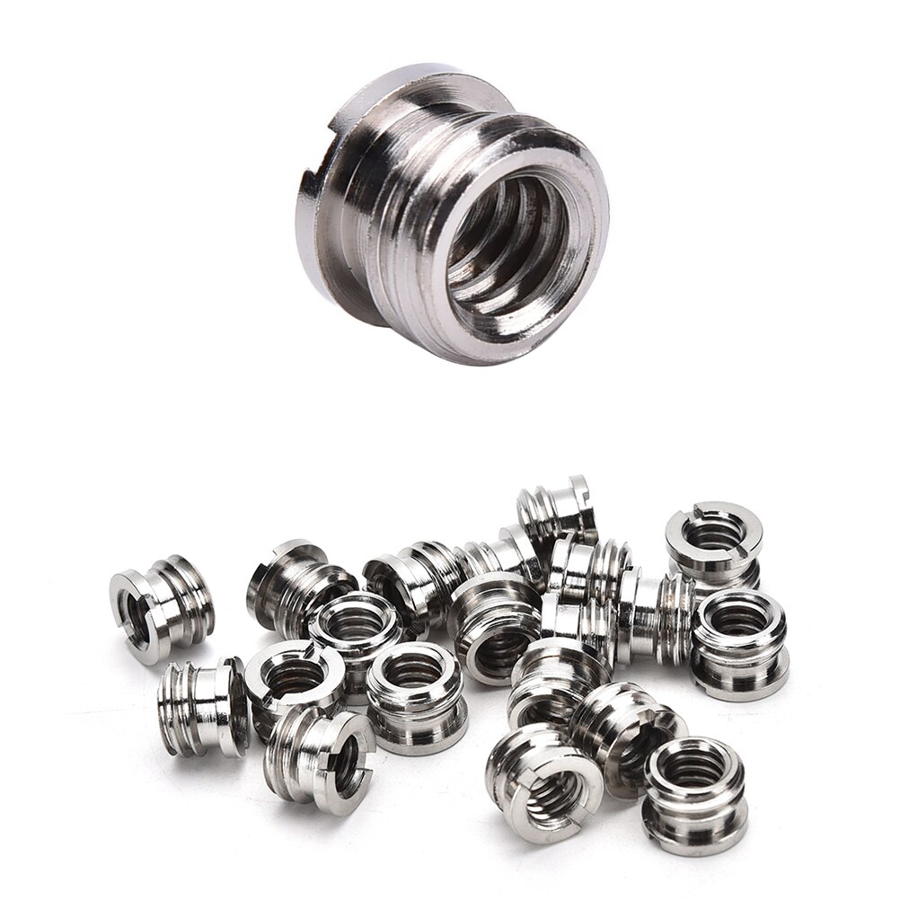 10pcs 1/4" To 3/8" Screw Mount Convert Adapter For Tripod Monopod Ballhead DSLR SLR Accessories Camera Accessories