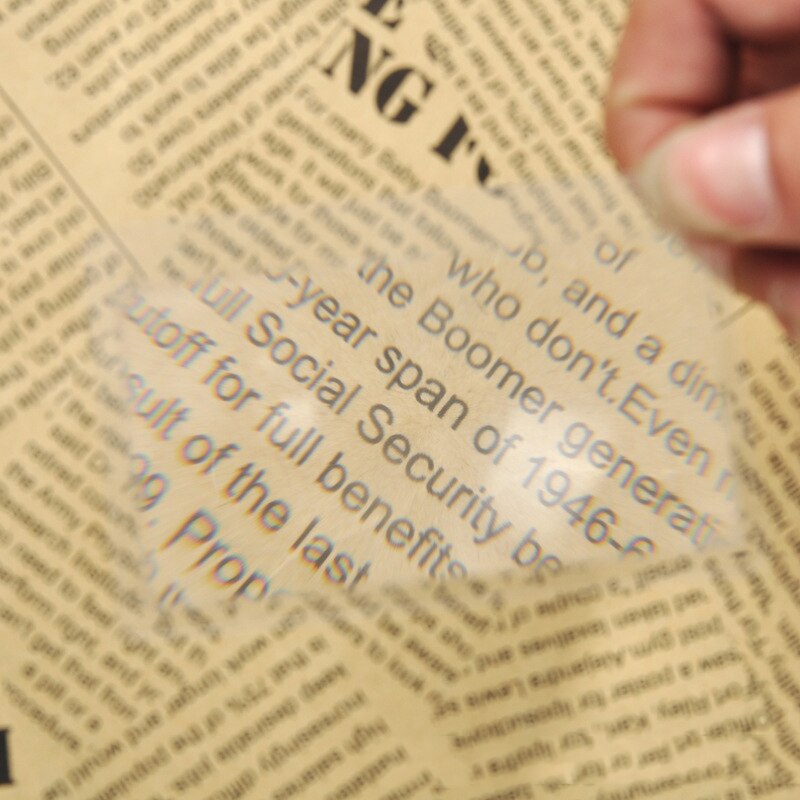 1/10 PCS 3 X Magnifier Magnification Magnifying Fresnel LENS 85x55mm Pocket Credit Card Size Transparent magnifying glass