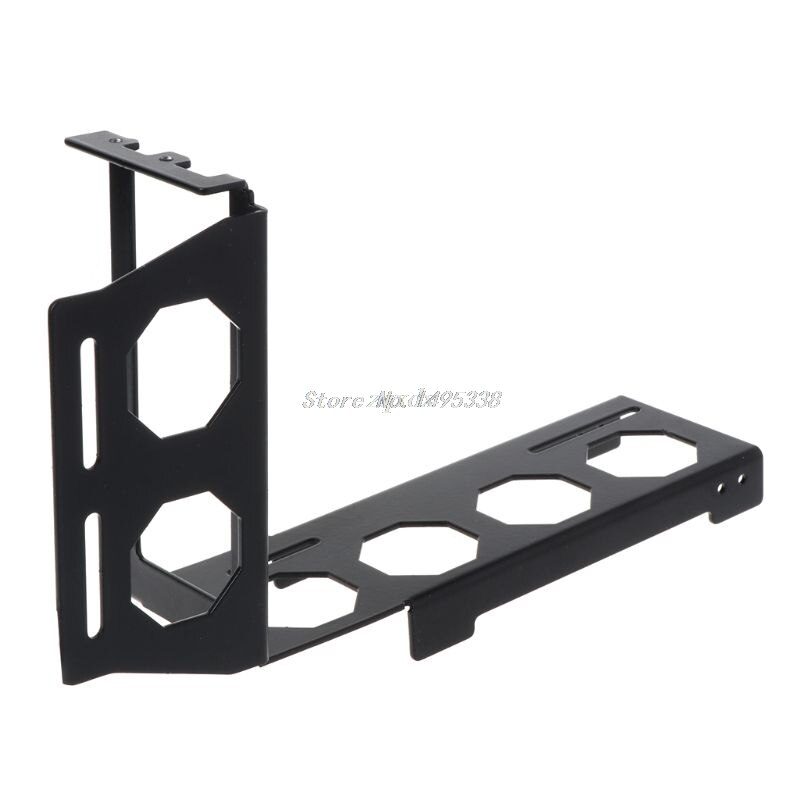 DIY Metal Graphics Card Bracket Riser Fixed Vertical ATX Case PCI-E 16x x16 Internal Brackets Holder Stent Stand