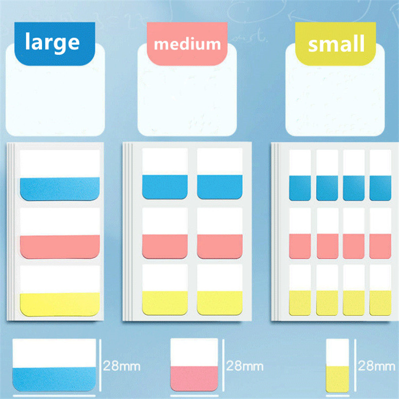 Huisdier Plastic Index Sticker Categorie Etiketten Leuke Sticky Notes School Student Bladwijzer Papier Zelfklevende Instructie Sticker