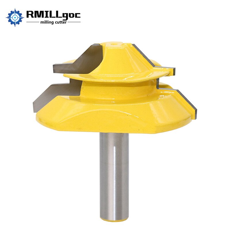 1/2 Inch Shank 45 Degree Lock Miter Router Bit 1/4 Inch Shank Joint Router Bit Woodworking Cutter Tool