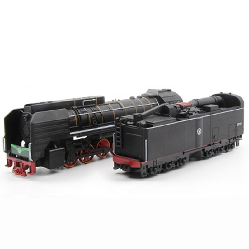 Stoomtrein Locomotief Legering Model Speelgoed Auto Pull Back Geluid Licht Model Speelgoed Voor Kinderen