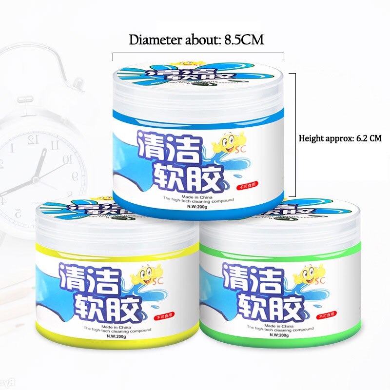 Car Cleaning Zachte Rubber Car Afstoffen Lijm Auto Cleaning Tools Auto Spleet Toetsenbord Modder Reinigen Modder