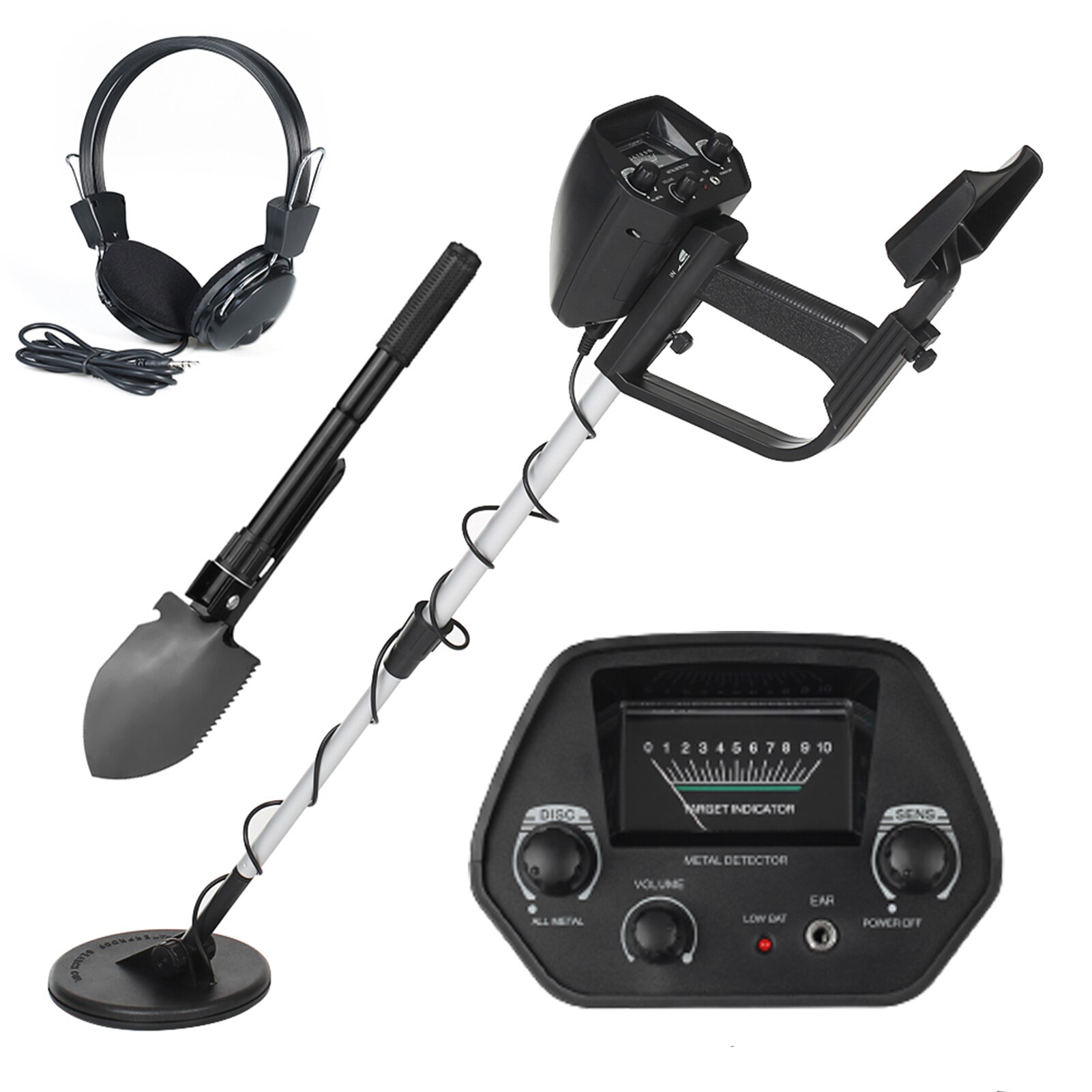 GTX5030 Metal Detector Underground Pinpointer Metal Finder Gold Detector Treasure Electronic Measuring Instruments: MD4030 kit 5