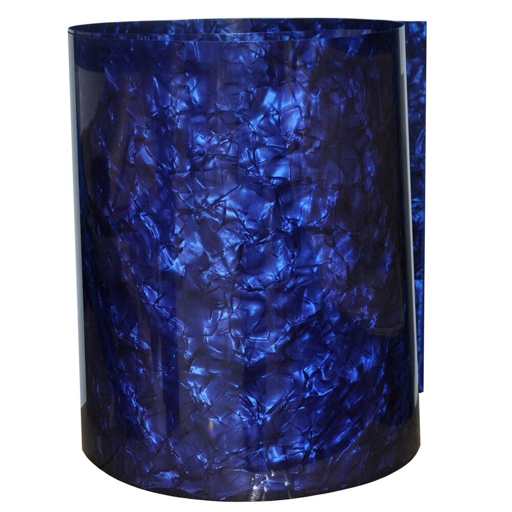 Diy Drum Wrap 0.50Mm Diamond Blue Celluloid Sheet Muziekinstrument Deco Vel