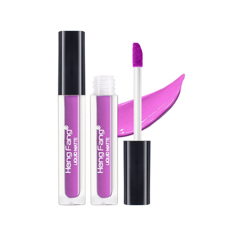 de herramientas de maquillaje mate pintalabios Azul Rojo labial de larga duración colorido