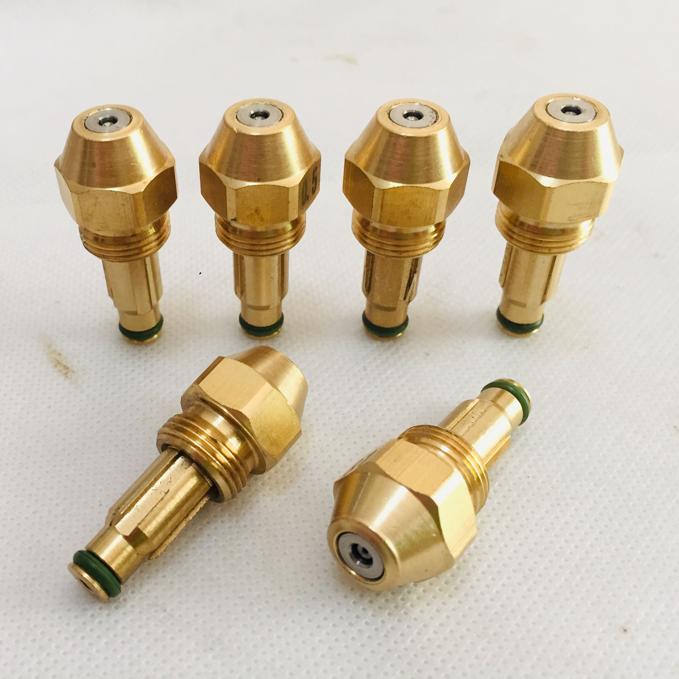 Afval Oliebrander Nozzle, Olie Brander Jet, Siphone Volledige Kegel Olie Nozzle, Brander Olie Injector, lucht Verneveling Nozzle