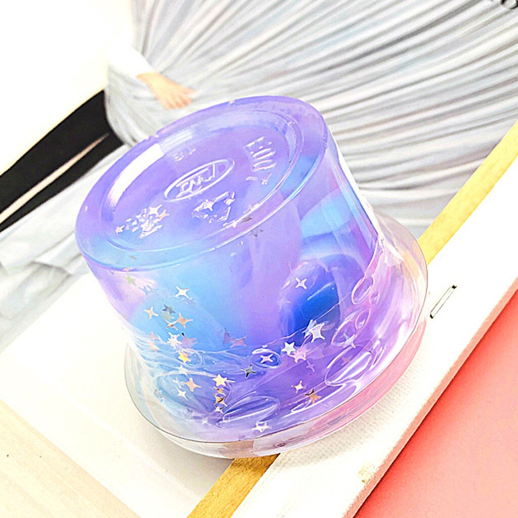 Plastilina de cristal para niños y adultos, arcilla polimérica educativa de textura suave y exprimible para aliviar el estrés, juguete de aprendizaje , modelo LL3