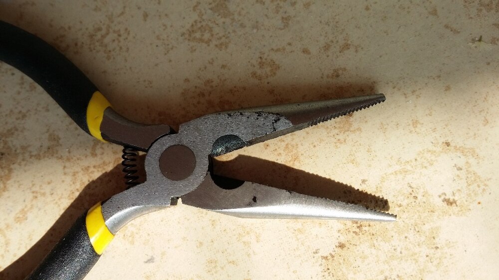 Set 8 Pz Pinze, Naso Lungo Con Denti, Mascella Piatta, Ago Curva - Foto 6