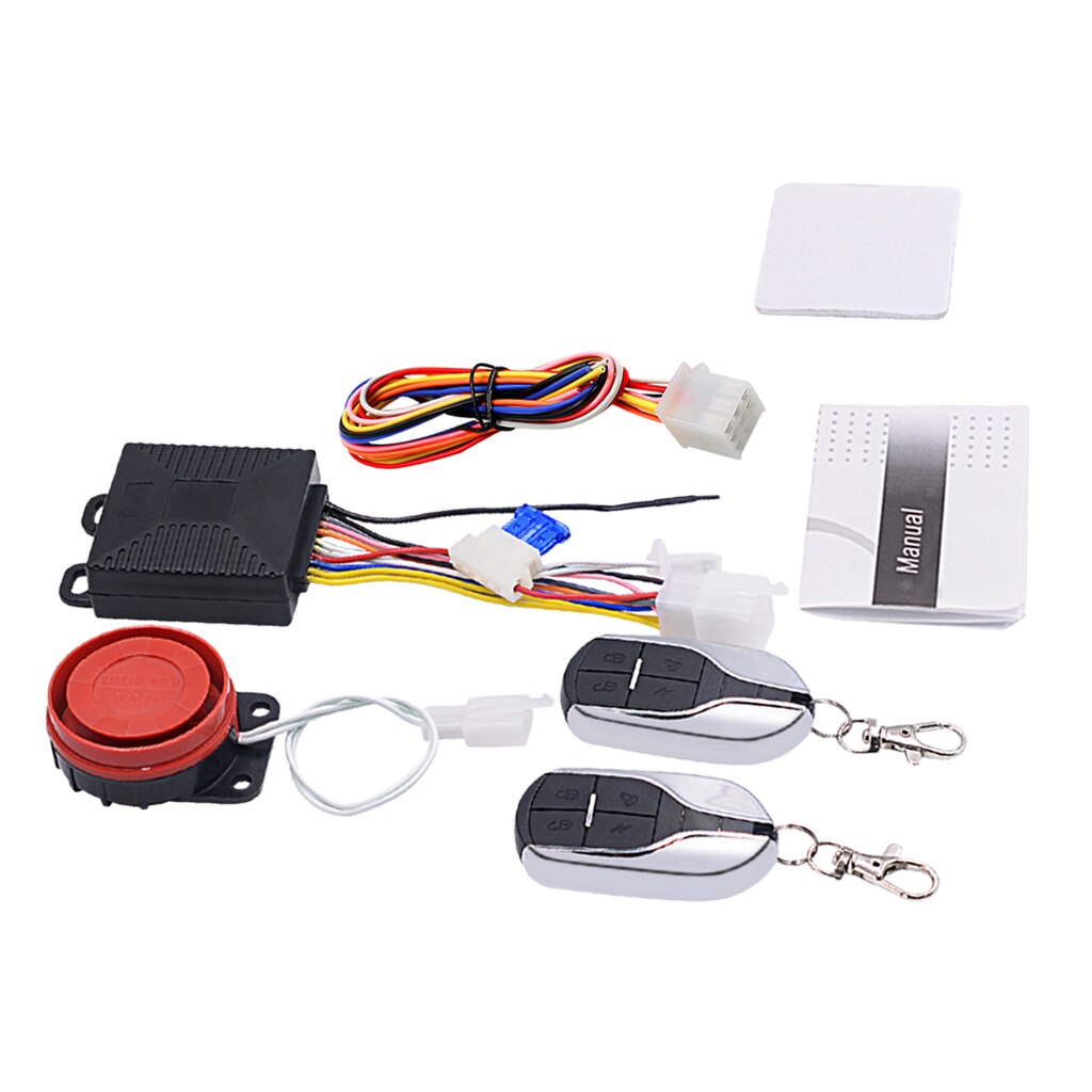 Set of Universal Anti-theft Alarm Security System for Motorcycle Motorbike Scooter