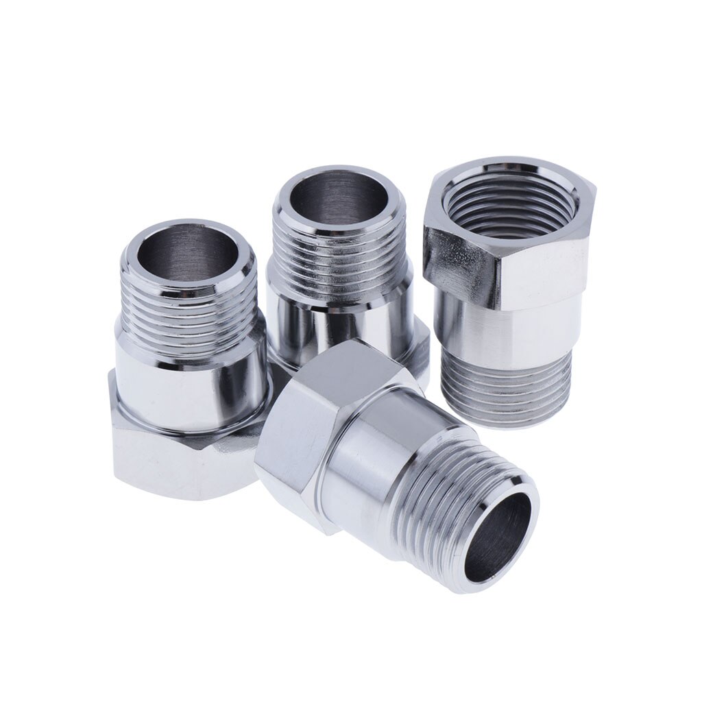 O2 Oxygen Sensor Extender Extension Spacer M18 x1.5 Bung HHO Adapters 4pcs