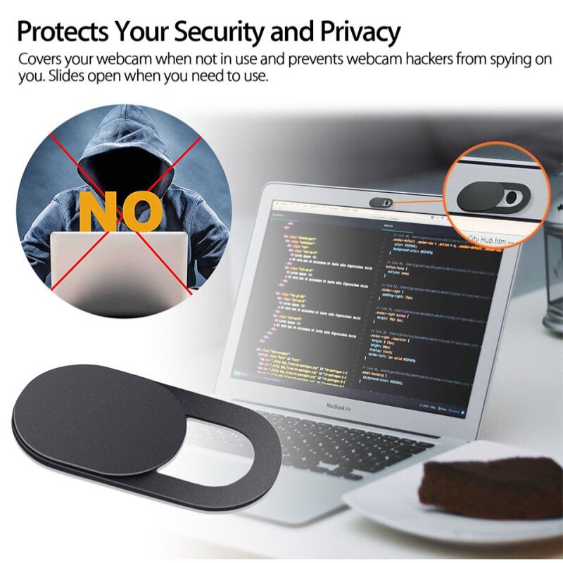 Linse universal privatlivsmærkat til webcam laptop ipad pc macbook tablet lukker magnet slide kamera antispy beskyttende dæksel