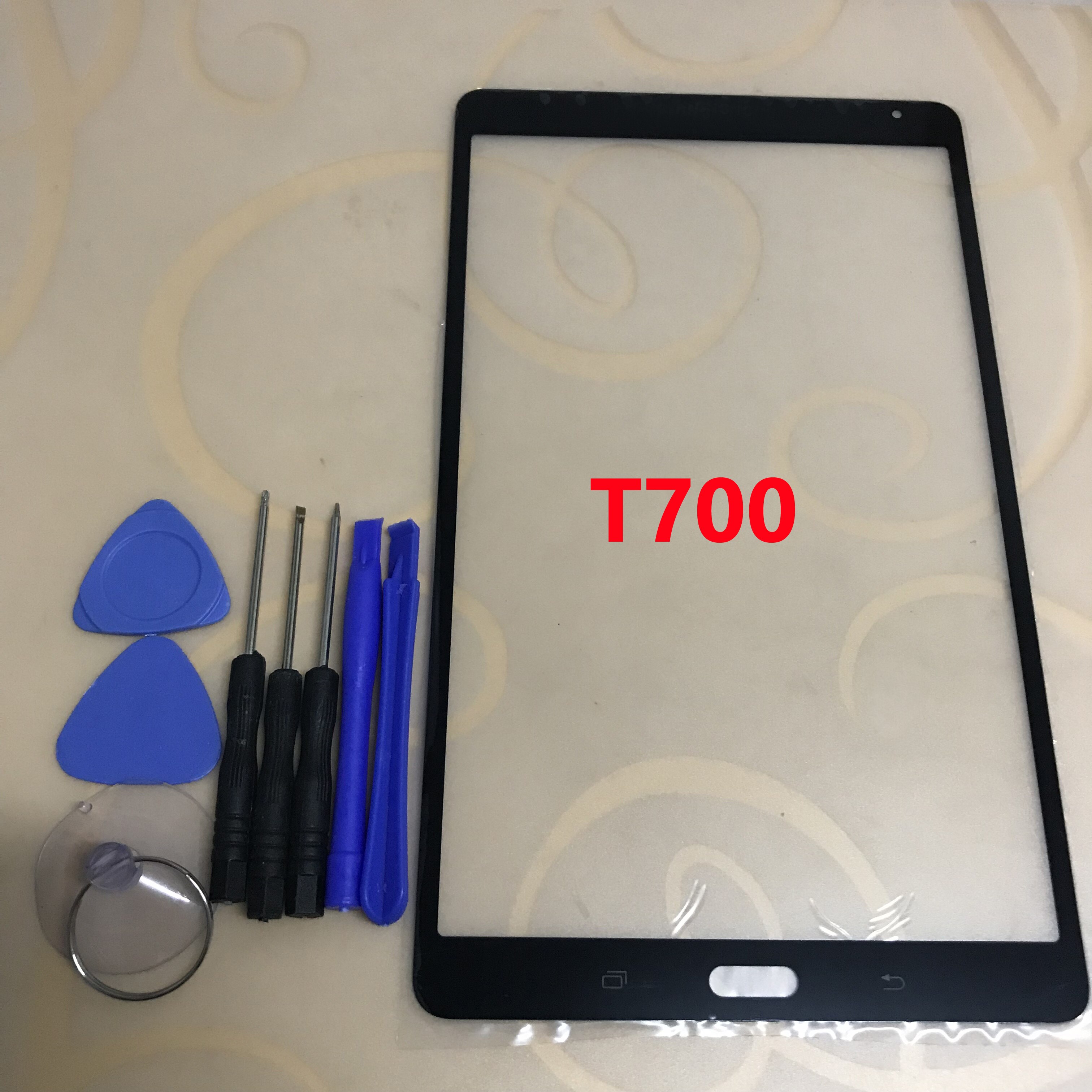 Für Samsung Galaxy Tab S 8,4 T700 SM-T700 / T705 SM-T705 Touchscreen Digitizer Sensor Äußere LCD Glas Objektiv + kostenlose Tools: T700 Black