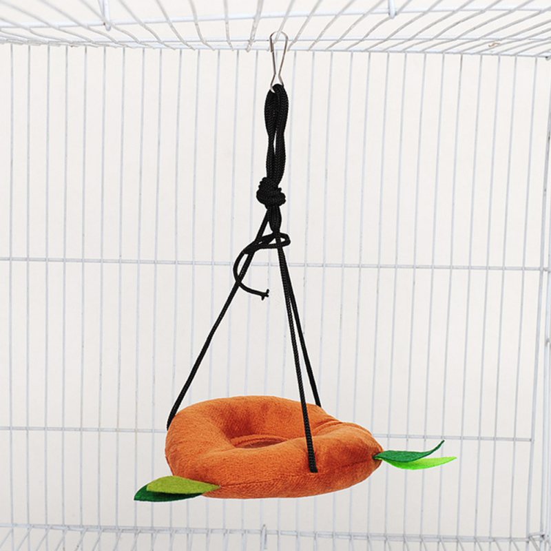 Hamaca para hámster para mascota pequeña, nido de animal doméstico, túnel de hoja de bosque, Totoro, conejillo de indias, ardilla, jaula cálida, casa de juguete