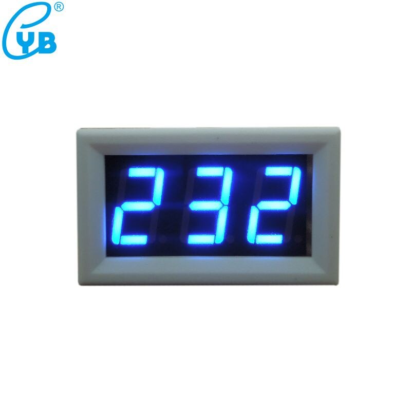 DC 0-600V Voltage Indicator 0-500V LED Digital Voltage Meter Voltmeter Panel Meter Voltmetro Black White Cover Voltage Tester