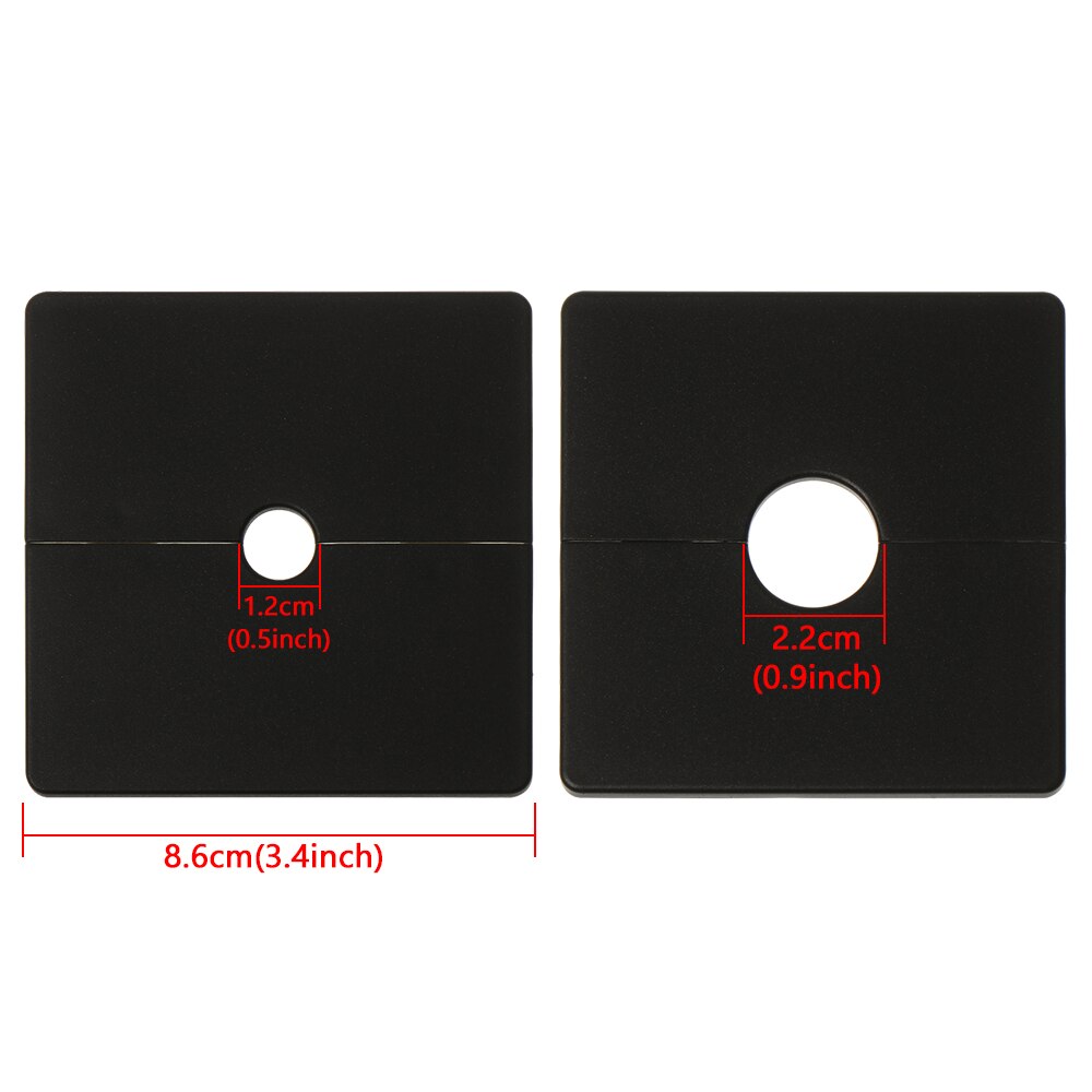 1PC 86Type Cabinet Office Desk Hole Cap Wall Wire Hole Cover Reserved Drill Hole Panel Decor Air-conditioning Furniture Decor