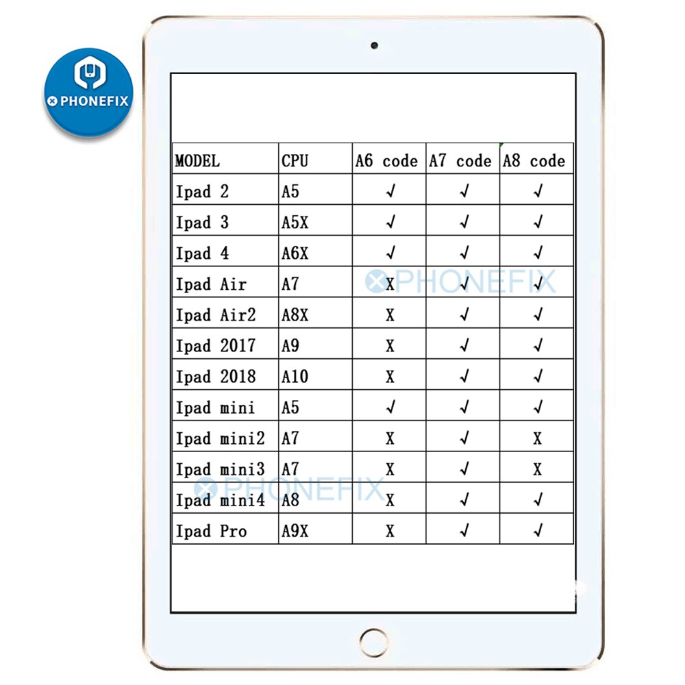 SN Serial Number for IPad Mini 1 2 3 IPad Air 1 2 IPad Pro A6 A7 A8 A9 A10 Serial Number WiFi BT Address for iPad icloud unlock