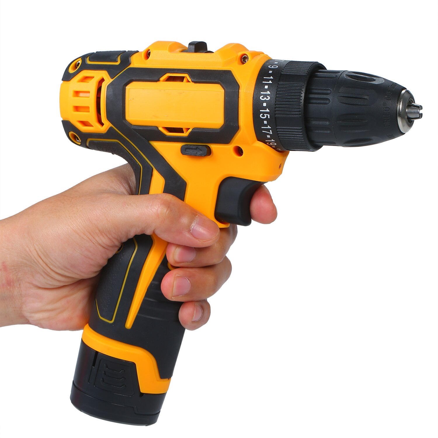 18V Cordless Drill Driver 25+1 Torque Setting Compact Drill with 6A Li-ion Battery 2-Variable Speed 3/8-inch Keyless Chuck