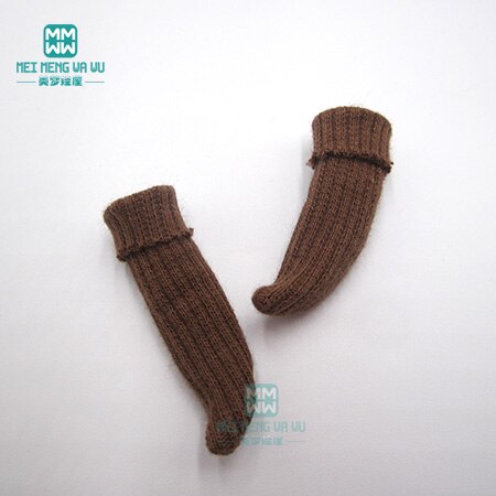 1/6 blyth Azone accesorios de ropa para muñecas calcetines de caramelo de rosa, rojo, azul, caqui: XB--XW--004--J