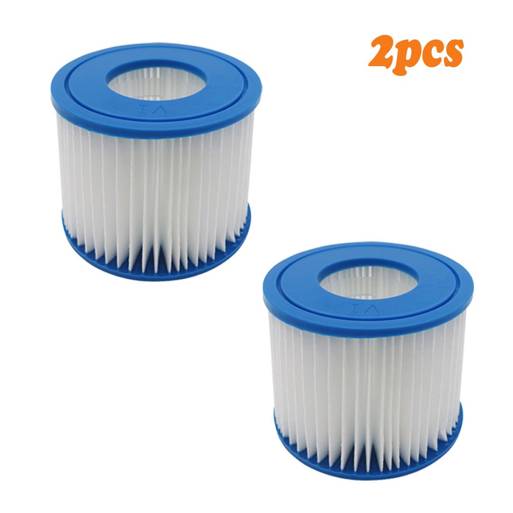 Filtro de repuesto para piscina Bestway Flowclear, cartucho de reemplazo tamaño VI, Lay-Z Spa, Miami, Vegas, Palm Springs, París: 2 PCS