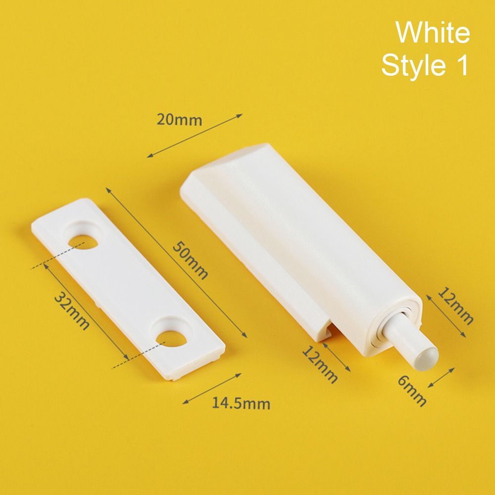 Pneumatic Door Soft Close Damper Buffer Push To Open Anti Slam Door Piston Kitchen Cupboard Quiet Drawer Furniture Hardware: Beige
