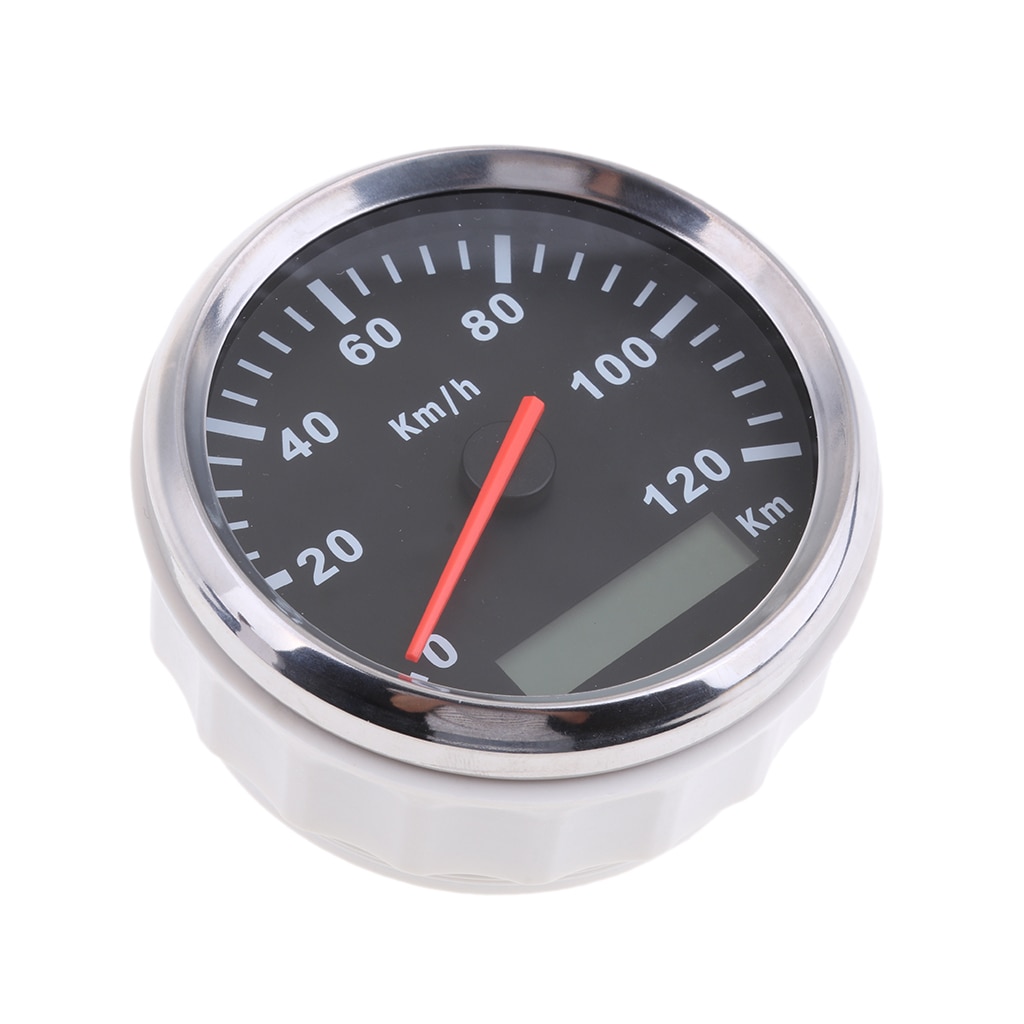 Universal Black 85mm IP67 Antifogging Speedometer Speedo 200km/h For Car Truck Motor DC 9~32V