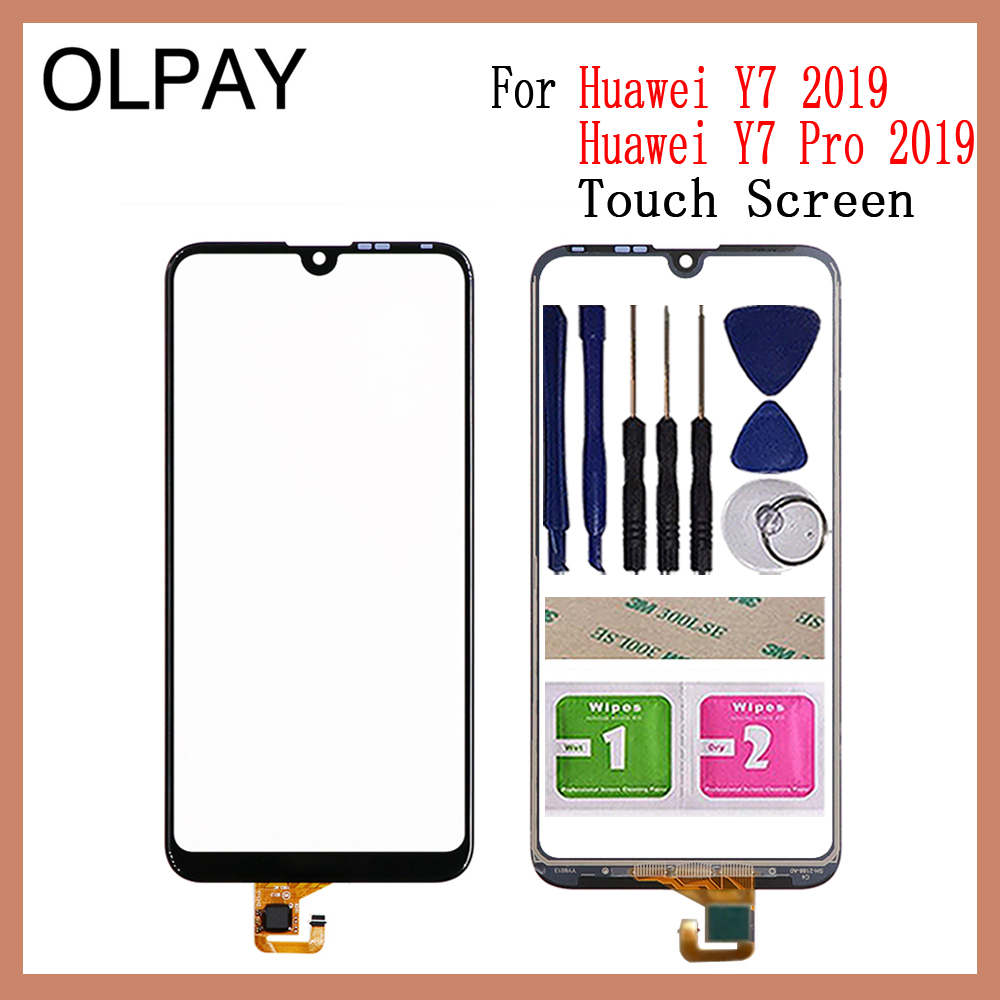 OLPAY 6.26 inch Voor Huawei Y7 Pro Touch Screen Digitizer Voor Huawei Y7 Touch Panel Touchscreen Sensor Front glas