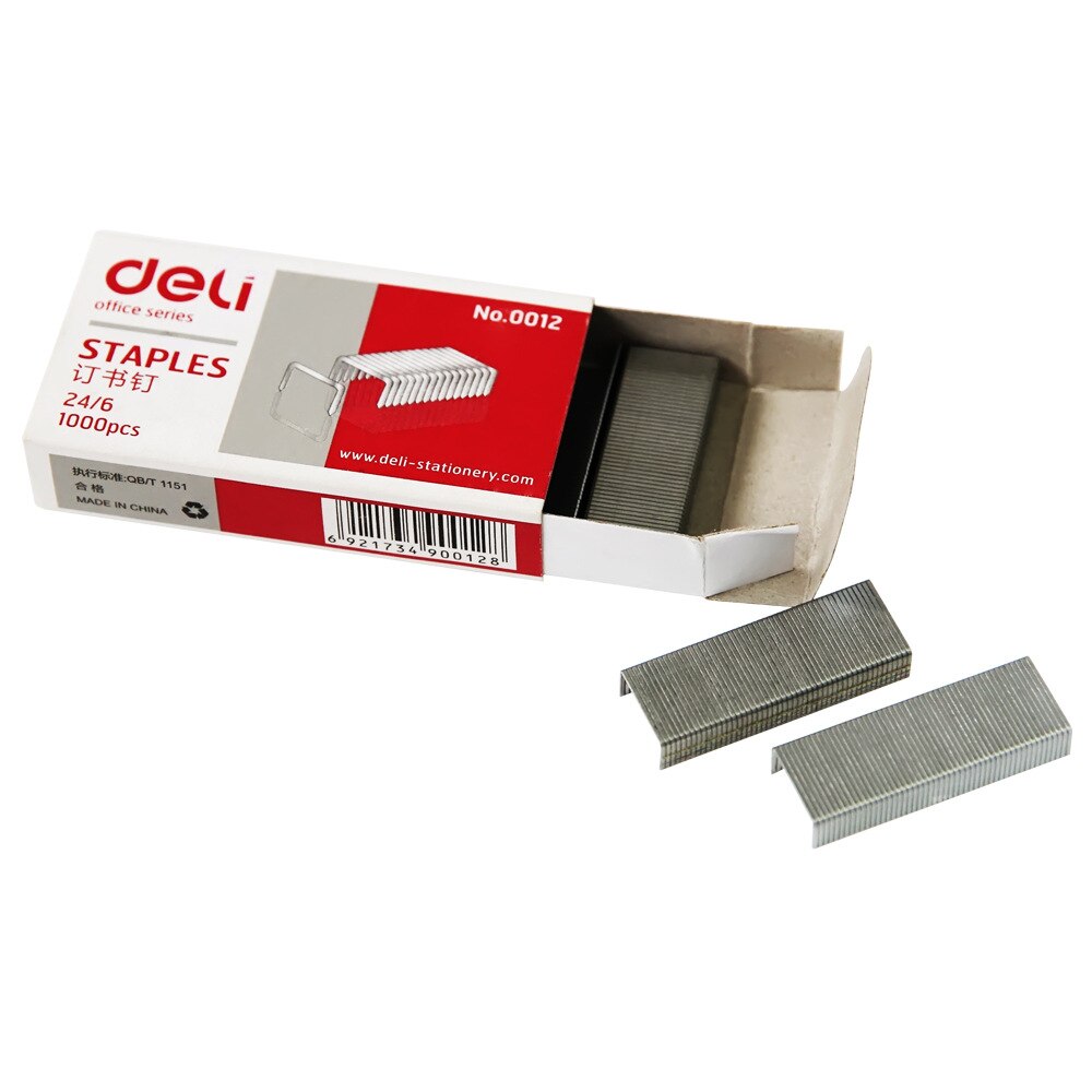 No.0012 24/6 grapas para oficina Staples 1000/caja