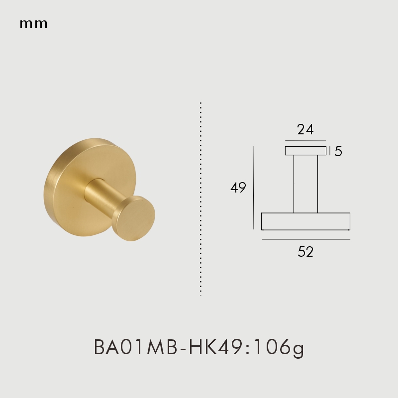 Nurlin Messing Rändelserie Badezimmerzubehör Beschläge Handtuchhalter Schienen Haken Toilettenpapierhalter Schwarzgold: Burgunderrot