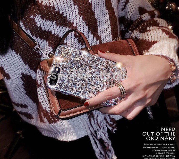 For Samsung Galaxy A51 A71 A10 A10E A20 A20S A20E A30 A40 A50 A70 A01 M10 M20 M30 M11 A21 A31 A41 Pendant Big Rhinestone Case