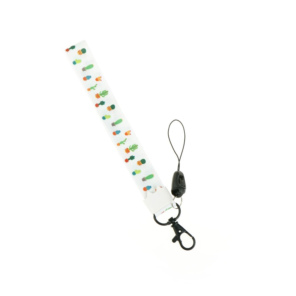 Nyckelring charmkablar diy häng rep lariat snodd 1 st söt tecknad handleden hand mobiltelefon mobil kedjeband
