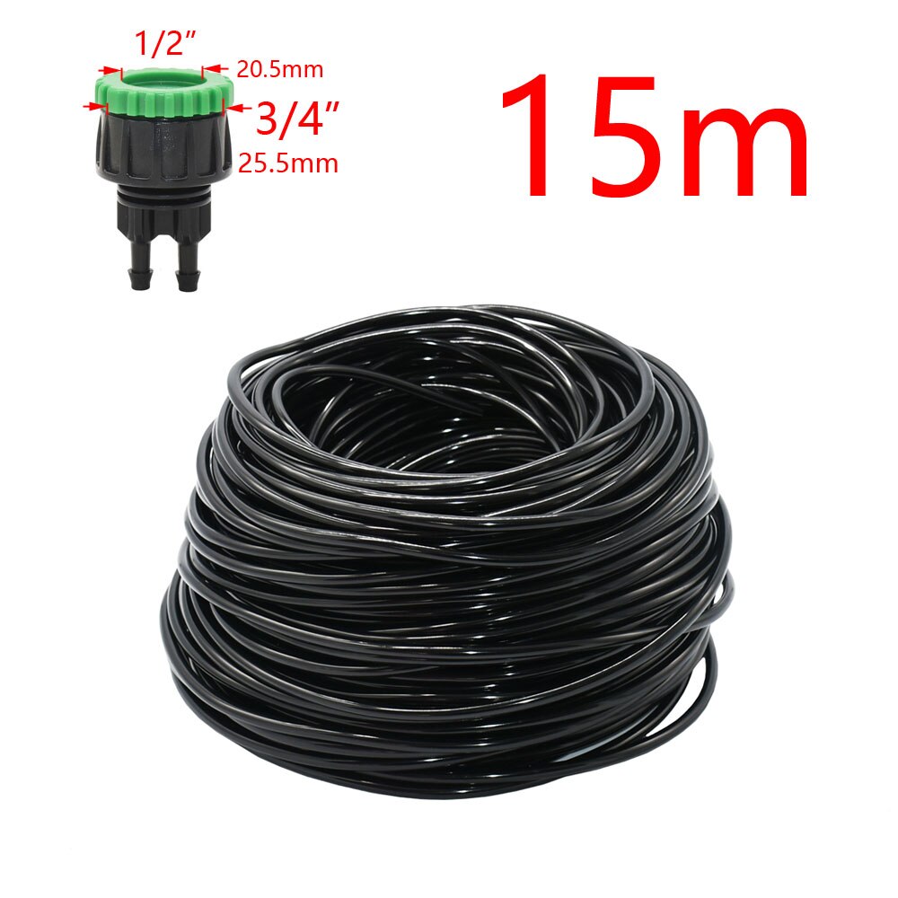 Gotero de riego ajustable de 90/180/360 grados, tierra de inserción, manguera de 4/7mm, riego de jardín, aspersor de vórtice giratorio de 13cm