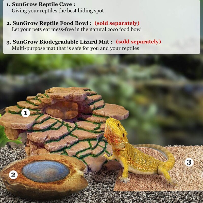 Skifer trinnhylle for akvarier og terrarier annonser gjemmesteder svømme gjennom basking avsatser for fisk reptiler amfibier og små