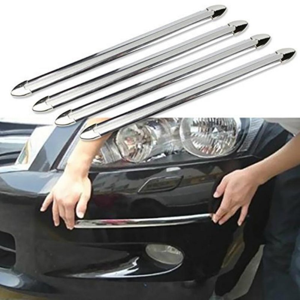 PVC Car Edge Anti-collision Strip Striped Bumper Protector Protective Guard Bar Anti-rub Scraping Strip