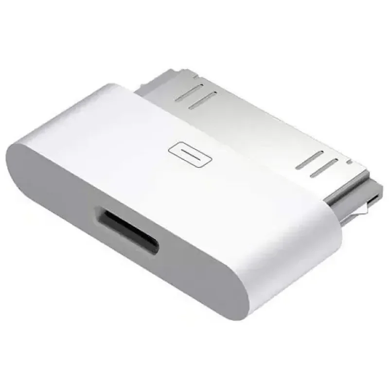 Adaptador de iluminación a 30 pines, convertidor de sincronización de carga macho de 8 pines a hembra de 30 pines para iPhone 4 4S IPad 2 3, Cable cargador táctil IPod: Default Title