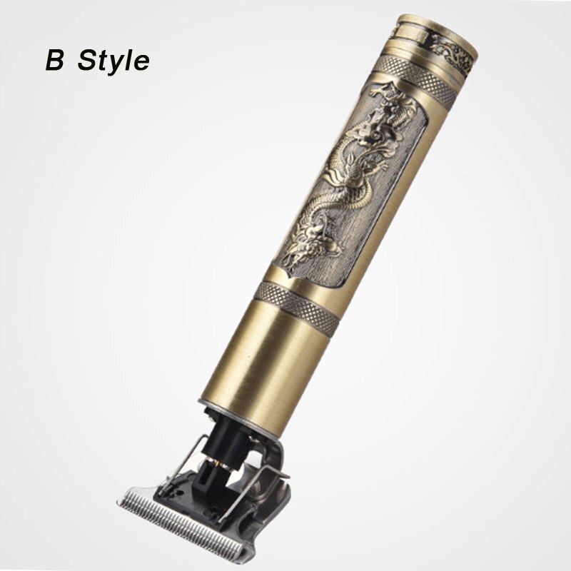 retro Eletric Profi Männer Haar Haarschneidemaschine kabellos Null Gapped Trimmer Bart Haarschnitt Maschine Neue Barbier Punk Friseur Geräte: Haar Haarschneidemaschine B