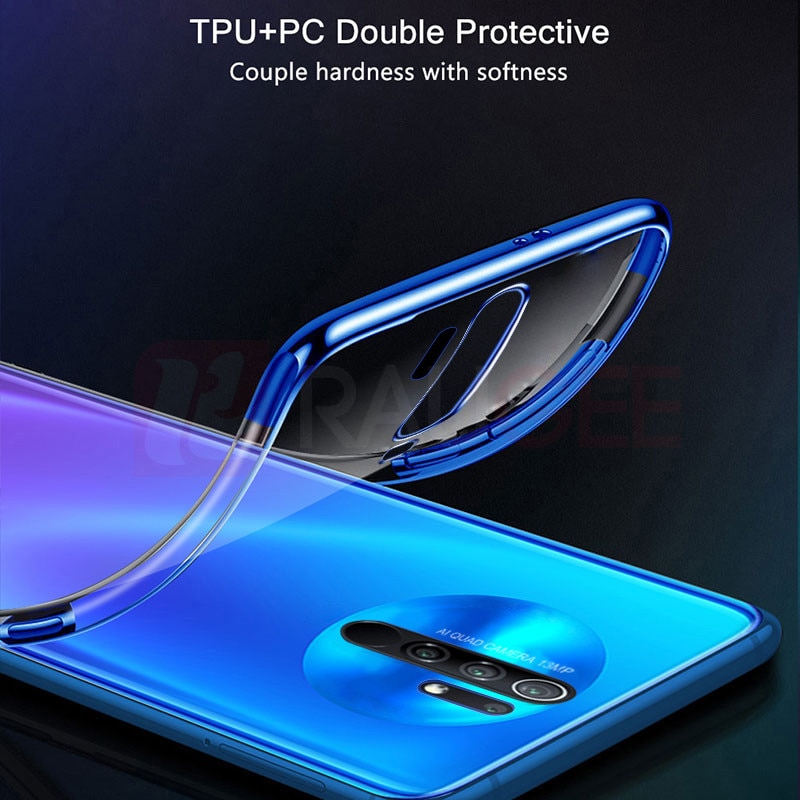 TPU Case for Redmi 9 Case Transpartent Clear Shockproof Back Cover Silicon Case for Xiaomi Redmi 9 Redmi9 9s 9 Pro Global Case