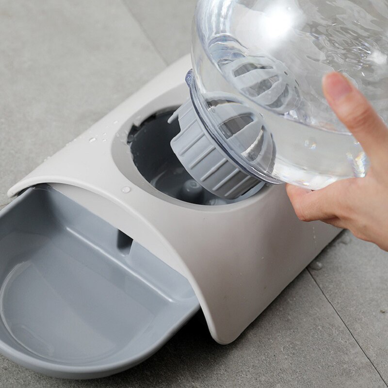 Fontaine à bulles automatique 2,8 l pour chat, bol à boire pour animaux de compagnie, grand abreuvoir pour chat, sans électricité