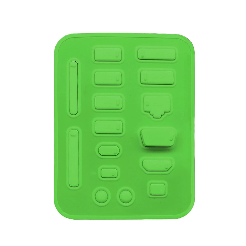 Silicone Micro USB Cap Port Cover Anti Dust Protector for Desktop PC Laptops Stopper Socket Protecor Kit 16 Pcs: GN