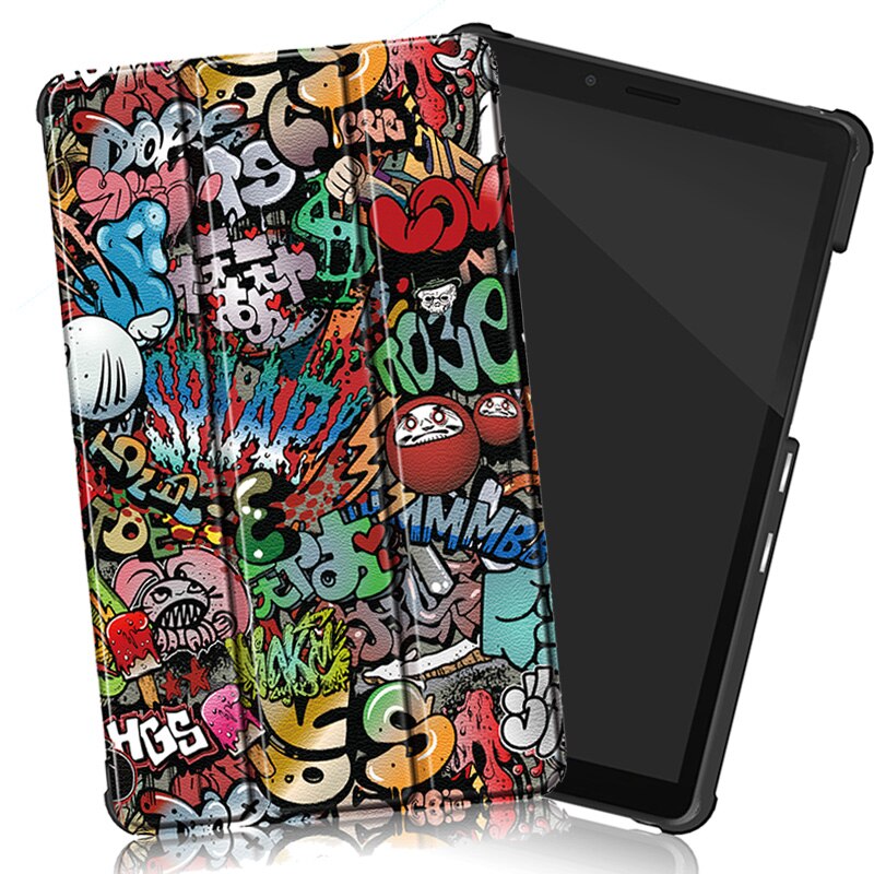 Pokrywy skrzynka dla Lenovo Tab M7 TB-7305F TB-7305X TB-7305I Tablet pokrywa dla Lenovo Tab M7 Slim magnetyczny składany futerał