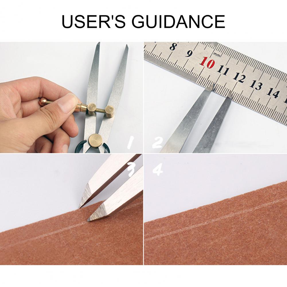 Compasses Industrial Planning Spacing Gauge Drawing Line Leather Craft Tool