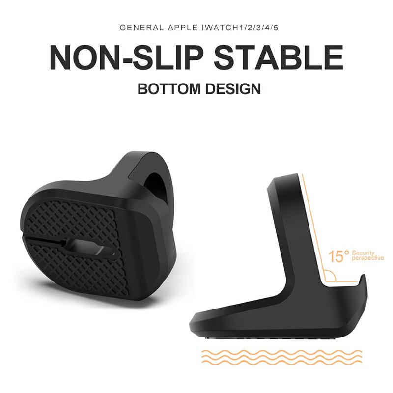 Charge Stand Holder Station for iWatch Series 1/2/3/4 Apple Watch Charging Dock Charging Cable for iWatch Portable