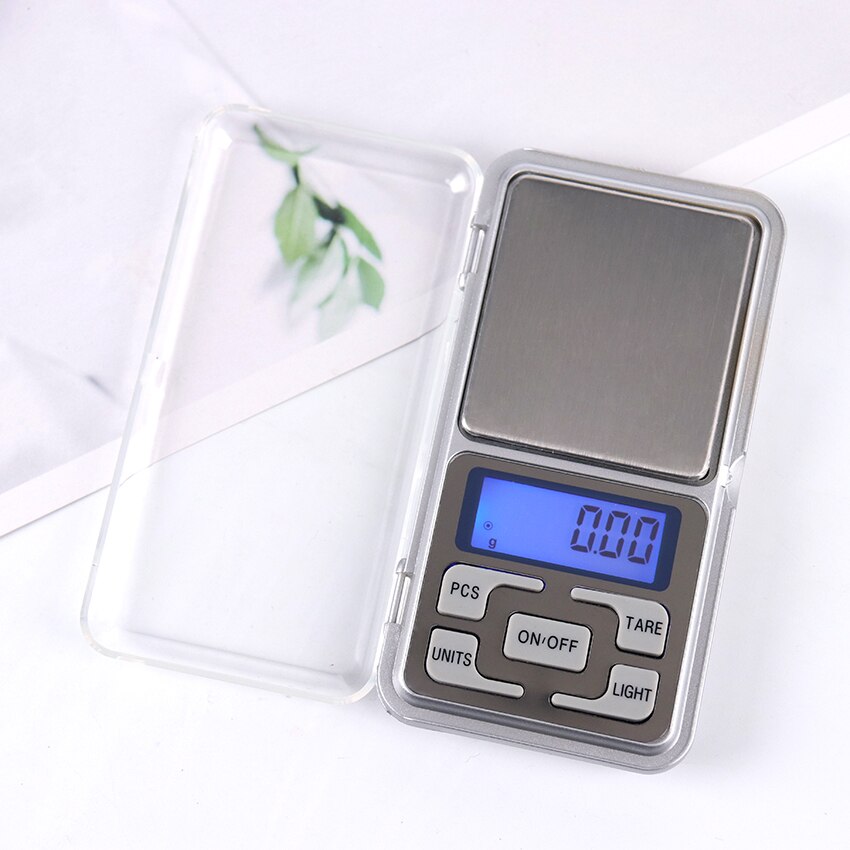 1pc digitaalista tarkkaa elektronista painotaskuvaakaa 500g/0.01g vaaka lääkekorua grammapaino laboratoriovaaka